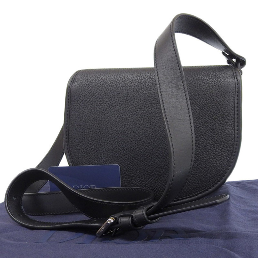 Dior Bag Gallop Black Shoulder Mini Leather